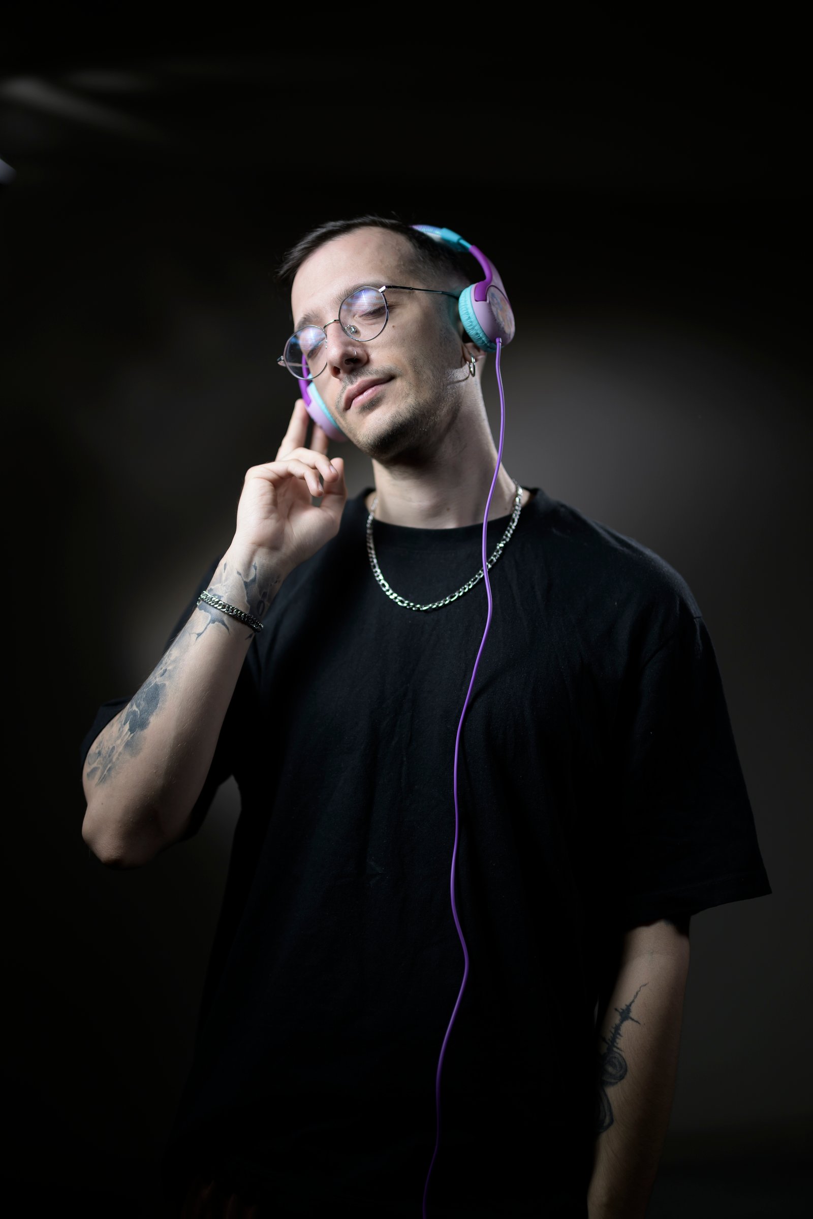 Photo of myself with headphones